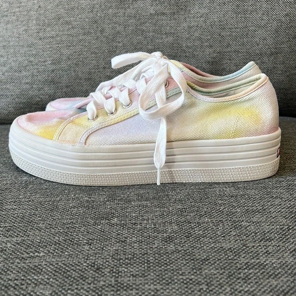 Steve Madden multi colored platform shoes 9.5M - Picture 3 of 12